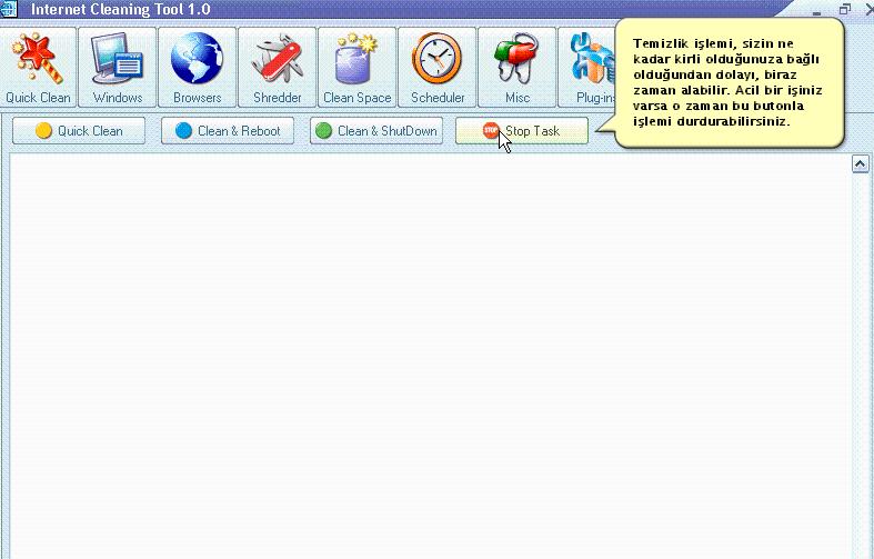 Tertemiz Bir PC (Internet Cleaning Tool)