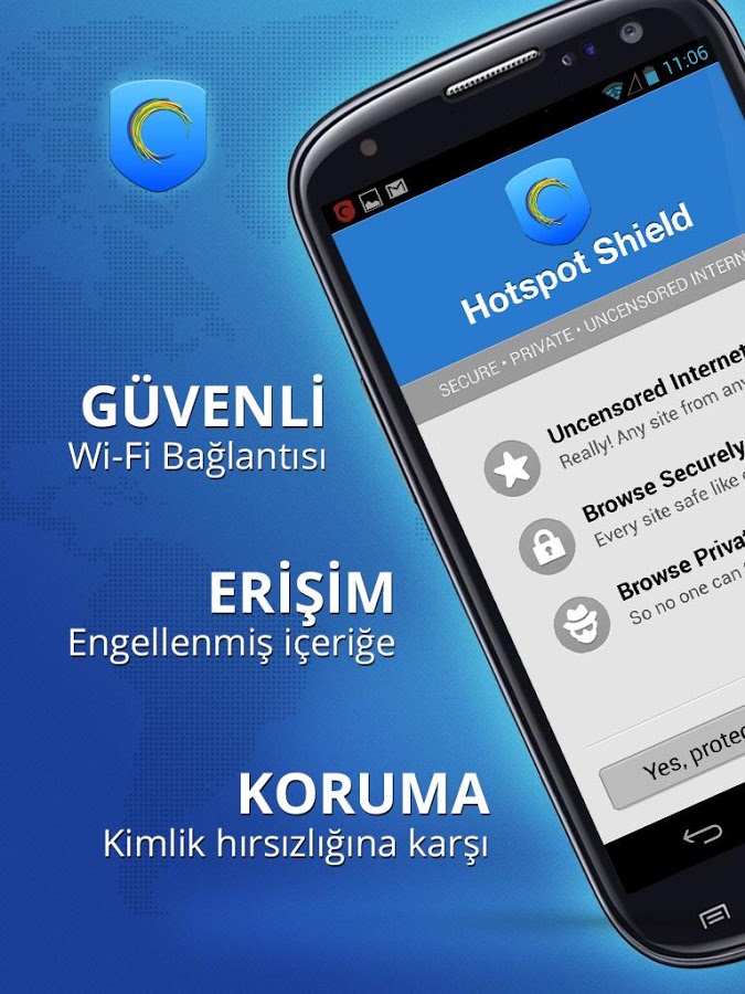 android yasak sitelere giriş programı