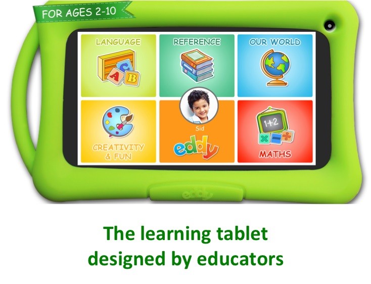 Hindistan’da başlatılan Çocuklar için Eddy Android Tablet
