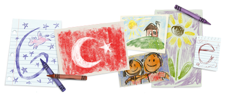 Google ‘ da  23 Nisanı kutluyor