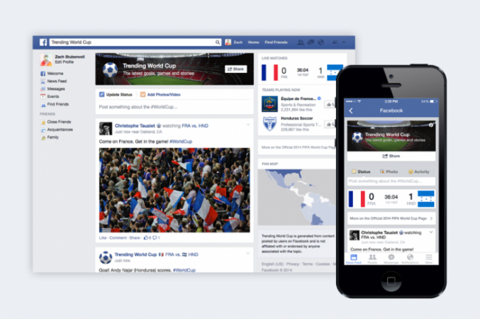 Facebook’tan 2014 FIFA Dünya Kupası’na özel servis